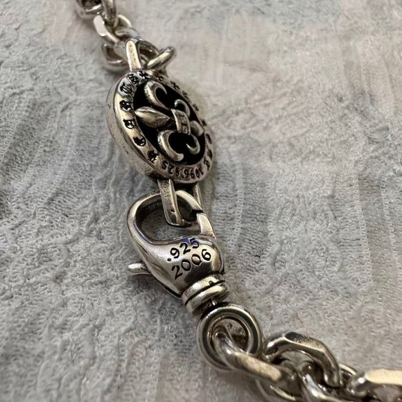 Chrome Hearts Anchor Flower Necklace - Picture 3 of 6